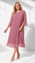 Rochie din voal, plisata, bust 122 cm, max.126 cm. - Img 9