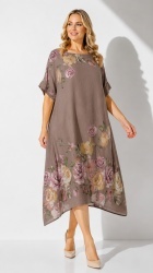 Rochie imprimata din In Marisa, bust 142 - Img 5