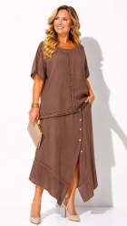 Set 2 piese din In, Oversize, bust max 160 cm - Img 3
