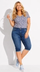 Pantalon din denim, 3/4