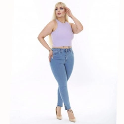 Blugi talie inalta cu elastan 049