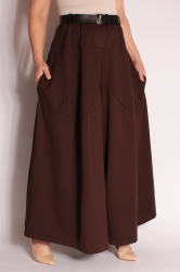 Fustă-pantalon din jerse, elegantă - Img 3