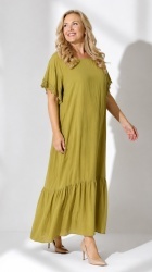 Rochie din Batist cu dantelă crosetata, bust 140 cm - Img 3