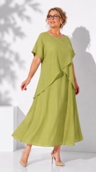 Rochie din Batist cu elatic in talie, bust 140 cm Mira - Img 3