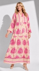 Rochie din vascoza, SABRINA, bust 130 cm - Img 6