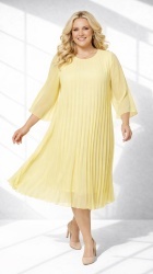 Rochie din voal, plisata, bust 122 cm, max.126 cm. - Img 5