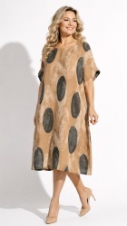 Rochie imprimata din In Melania, bust 142 - Img 3