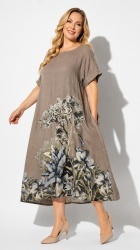 Rochie imprimata din In Miruna, bust 142 - Img 3