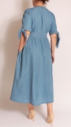 Rochie cu nasturi din denim. - Img 2