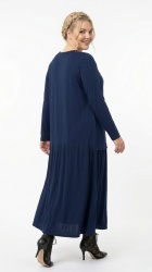 Rochie lunga, cu broderie aplicata, Simina - Img 5