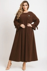 Rochie maxi din velur raiat Bianca