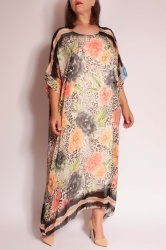 Rochie Stil Pareo, din Matase, Gina - Img 4