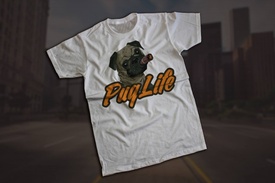 Tricou "PUG LIFE"