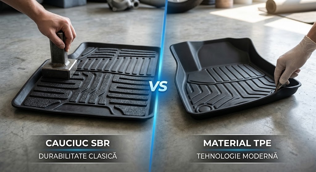 SBR vs TPE: Ce material să alegi pentru covorașele auto?