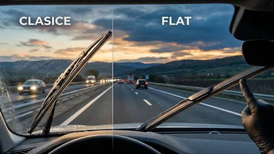 Ștergătoare Flat vs. Clasice: Care sunt mai eficiente?