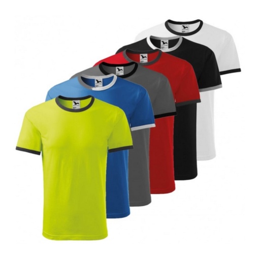 Set 6 tricouri din bumbac 100%, Elegant casual, guler intarit, pentru barbati 131