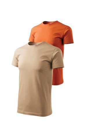 Set 2 tricouri pentru barbati 129 un tricou de culoare nisip, cel de-al doilea o culoare la alegere