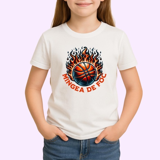 Tricou Basket, Mingea de foc - Basketball - Burn Game - Copii | Dama | Barbat