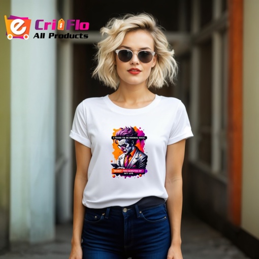 Tricou Tried To Be Normal Rockstar 2 Minutes, Copii | Dama | Barbat