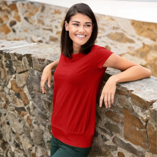 Tricou damă simplu din bumbac 100%