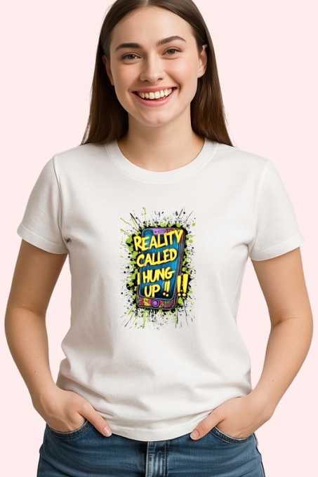 Tricou Reality Called Hung Up Telefon, Copii | Dama | Barbat