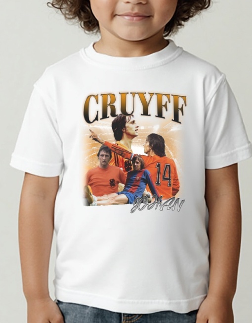 Tricou pentru copii - Johan Cruyff - Pionierul Fotbalului Modern - Johan Cruyff, Olanda, fotbal copii