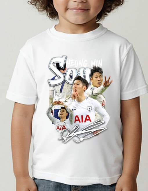 Tricou pentru copii - Son Heung-min - Spurs, Atacant Sud-Coreean, Fotbal Internațional