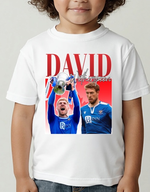 Tricou pentru copii - David Wotherspoon - Eroul Scoțian - David Wotherspoon, St Johnstone, fotbal copii