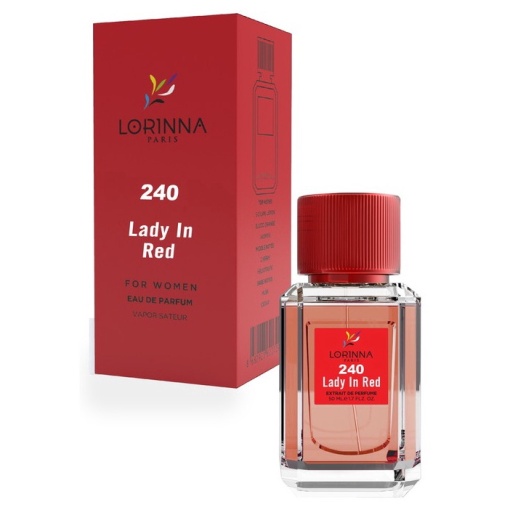 Apa de Parfum Lorinna Paris Parfum Lady in Red, 50 ml, de dama inspirat din Versence