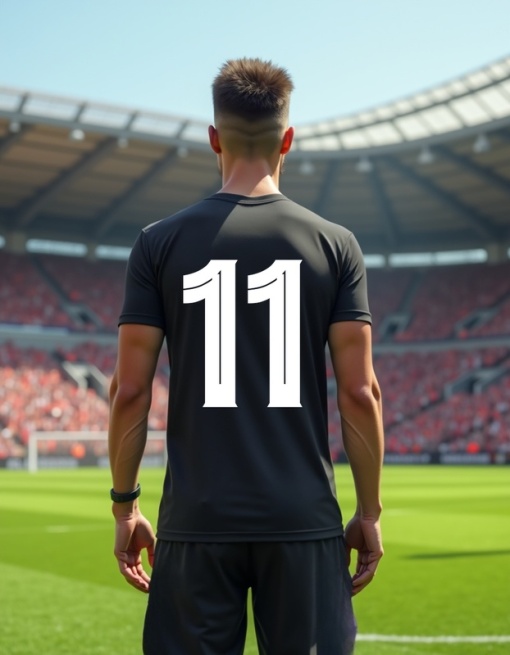 Echipament fotbal pentru bărbați, personalizat cu numărul 11 - Fii liderul echipei tale! | Tricouri și sorturi fotbal personalizate