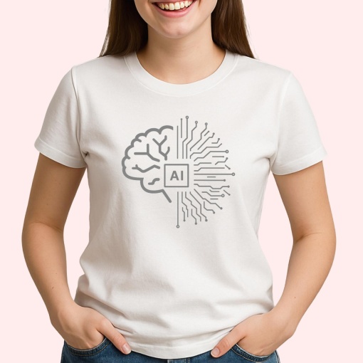 Tricou AI inteligenta artificiala nu antreneaza creierul - Copii | Dama | Barbat
