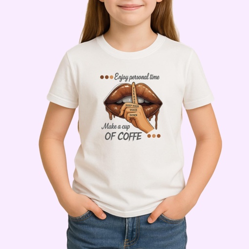 Tricou Buze enjoy personal time - Copii | Dama | Barbat