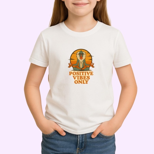 Tricou Positive vibes only - Copii | Dama | Barbat
