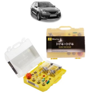 Kit trusa Set becuri H4 compatibila cu SUZUKI BALENO (FW, EW) din 2016, bec far, semnalizare , pozitie, iluminare numar, frana, plafoniera, stop frana