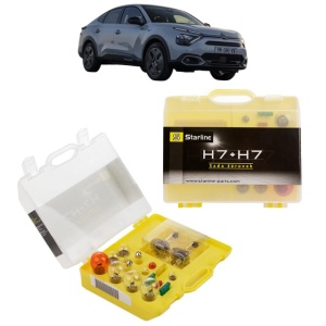 Kit trusa Set becuri H7 compatibila cu CITROEN C4 X (BD_, BE_, BF_) din 2022-2023, bec far, semnalizare , pozitie, iluminare numar, frana, plafoniera, stop frana