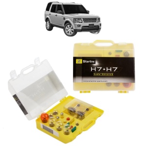 Kit trusa Set becuri H7 compatibila cu LAND ROVER DISCOVERY IV VAN (L319) din 2011-2017, bec far, semnalizare , pozitie, iluminare numar, frana, plafoniera, stop frana