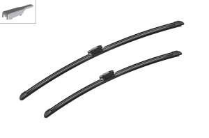 Set 3 stergatoare BMW X2 (F39) din 2017-2023, Bosch Aerotwin, din cauciuc siliconat rezistent - Img 3