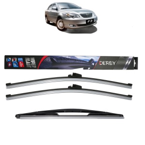 Set 3 stergatoare BYD F3R Hatchback din 2007-2009, Derby, din cauciuc siliconat rezistent