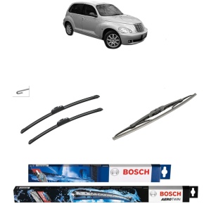 Set 3 stergatoare CHRYSLER PT CRUISER Combi Van (PT_) din 2002-2008, Bosch Aerotwin Retrofit, din cauciuc siliconat rezistent