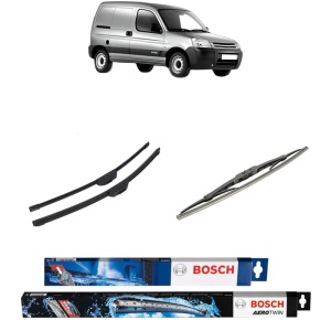 Set 3 stergatoare CITROEN BERLINGO / BERLINGO FIRST Box Body/MPV (M_) din 1996-2011, Bosch Aerotwin Retrofit, din cauciuc siliconat rezistent