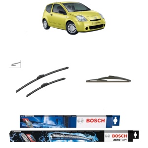 Set 3 stergatoare CITROEN C2 ENTERPRISE (JG_) din 2003-2009, Bosch Aerotwin Retrofit, din cauciuc siliconat rezistent