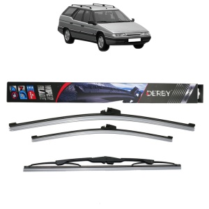 Set 3 stergatoare CITROEN XM Break (Y3) din 1990-1994, Derby, din cauciuc siliconat rezistent