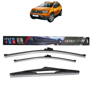 Set 3 stergatoare DACIA DUSTER SUV Van din 2011-2018, Derby, din cauciuc siliconat rezistent