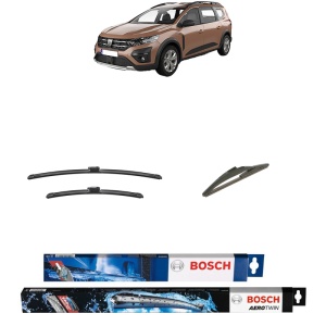 Set 3 stergatoare DACIA JOGGER (RK_) din 2021-2023, Bosch Aerotwin, din cauciuc siliconat rezistent