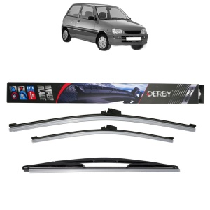 Set 3 stergatoare DAIHATSU CUORE IV (L501) din 1996-1998, Derby, din cauciuc siliconat rezistent