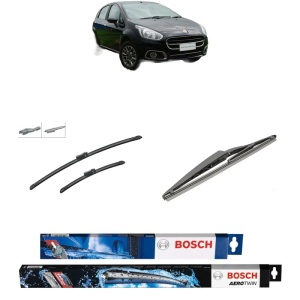 Set 3 stergatoare FIAT PUNTO EVO (199_) din 2008-2014, Bosch Aerotwin Multi, din cauciuc siliconat rezistent