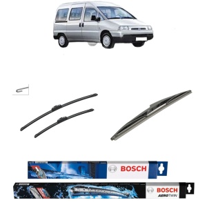 Set 3 stergatoare FIAT SCUDO Bus (270_, 272_) din 2007-2016, Bosch Aerotwin Retrofit, din cauciuc siliconat rezistent