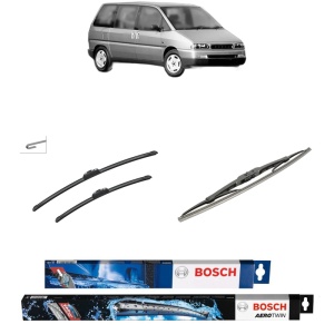 Set 3 stergatoare FIAT ULYSSE (220_) din 1994-2002, Bosch Aerotwin Retrofit, din cauciuc siliconat rezistent