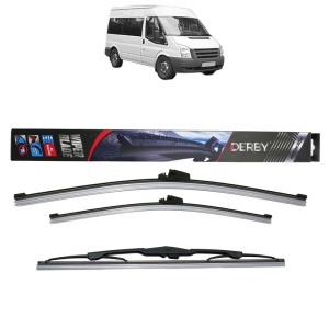 Set 3 stergatoare FORD TRANSIT Bus (FD_ _, FB_ _, FS_ _, FZ_ _, FC_ _) din 2000-2014, Derby, din cauciuc siliconat rezistent