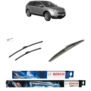 Set 3 stergatoare FORD USA EDGE (U387) din 2006-2015, Bosch Aerotwin Retrofit, din cauciuc siliconat rezistent